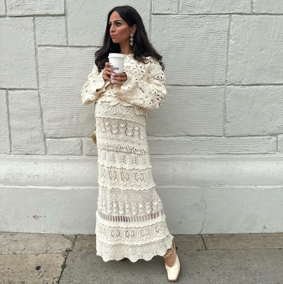 New Zara Knit Midi Dress - Picture 8 of 10